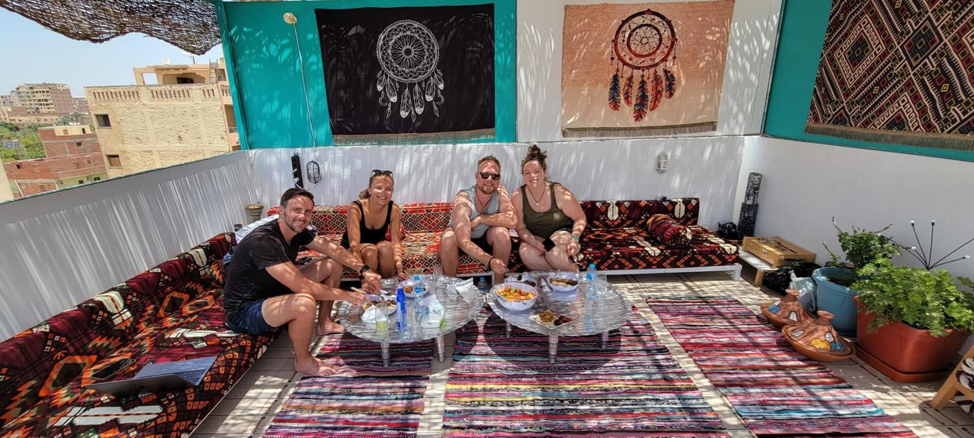 Pyramids Temple Guest House Kafrat al Jabal ภายนอก รูปภาพ